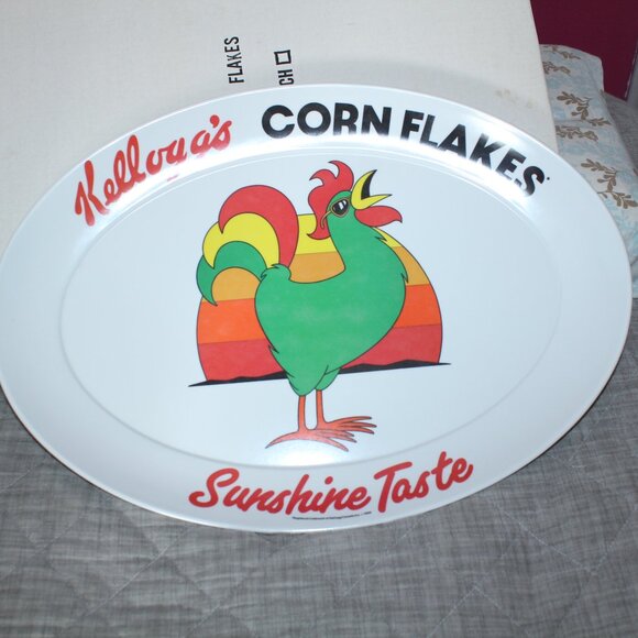 Rare Kelloggs Corn Flakes Pitcher/Cups & Serving Tray Set 1989 - Picture 5 of 5